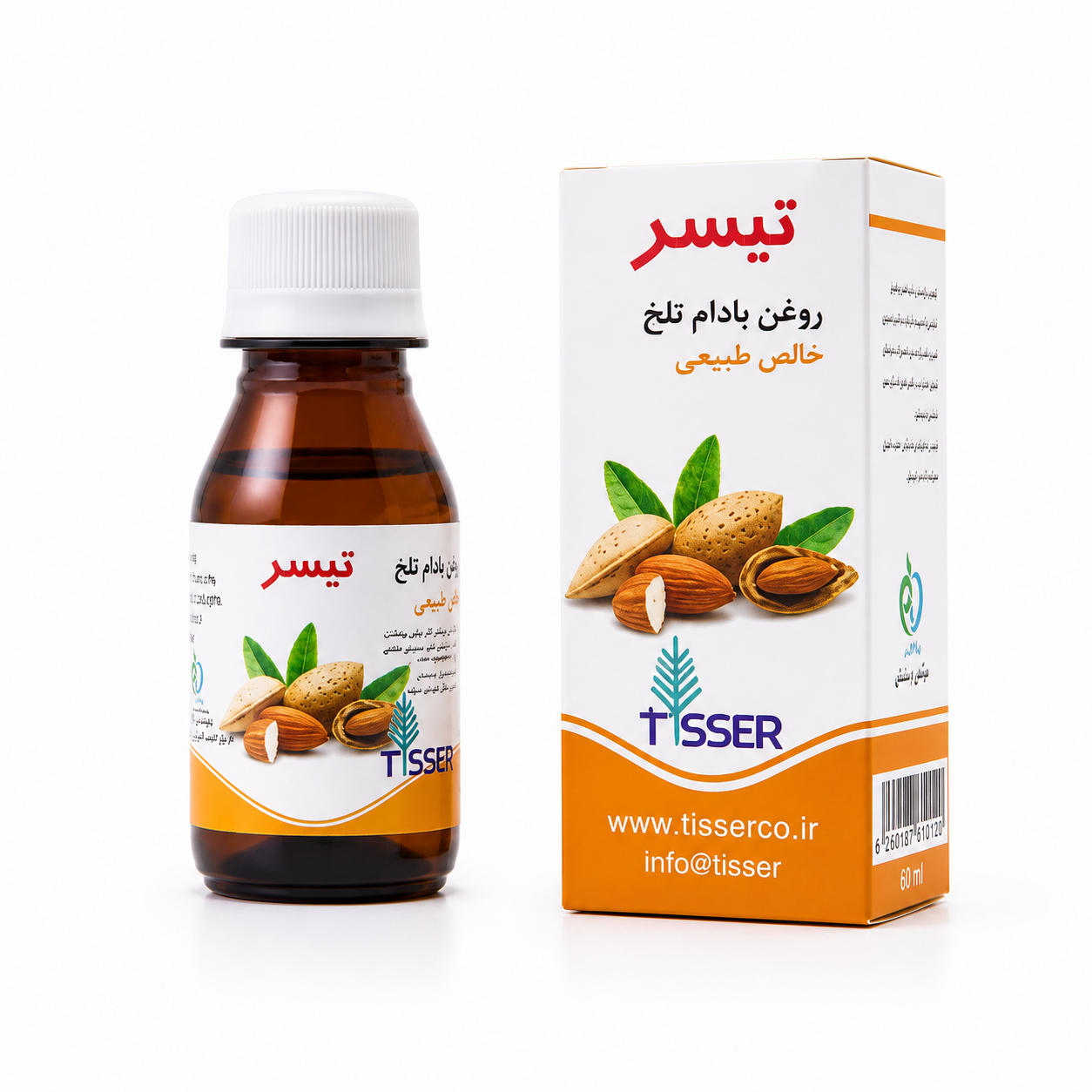 روغن بادام تلخ تیسر